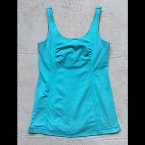 Lululemon Aqua Teal Athletic Tank Top, Size 8, EUC